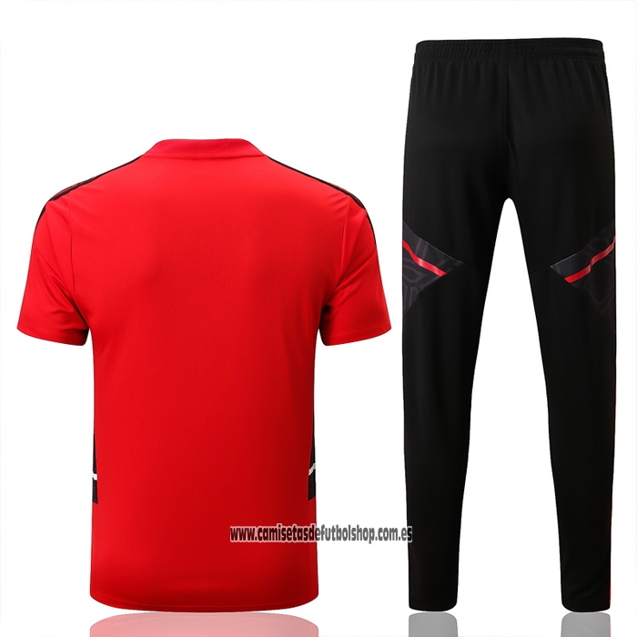 Chandal del Bayern Munich 22-23 Manga Corta Rojo